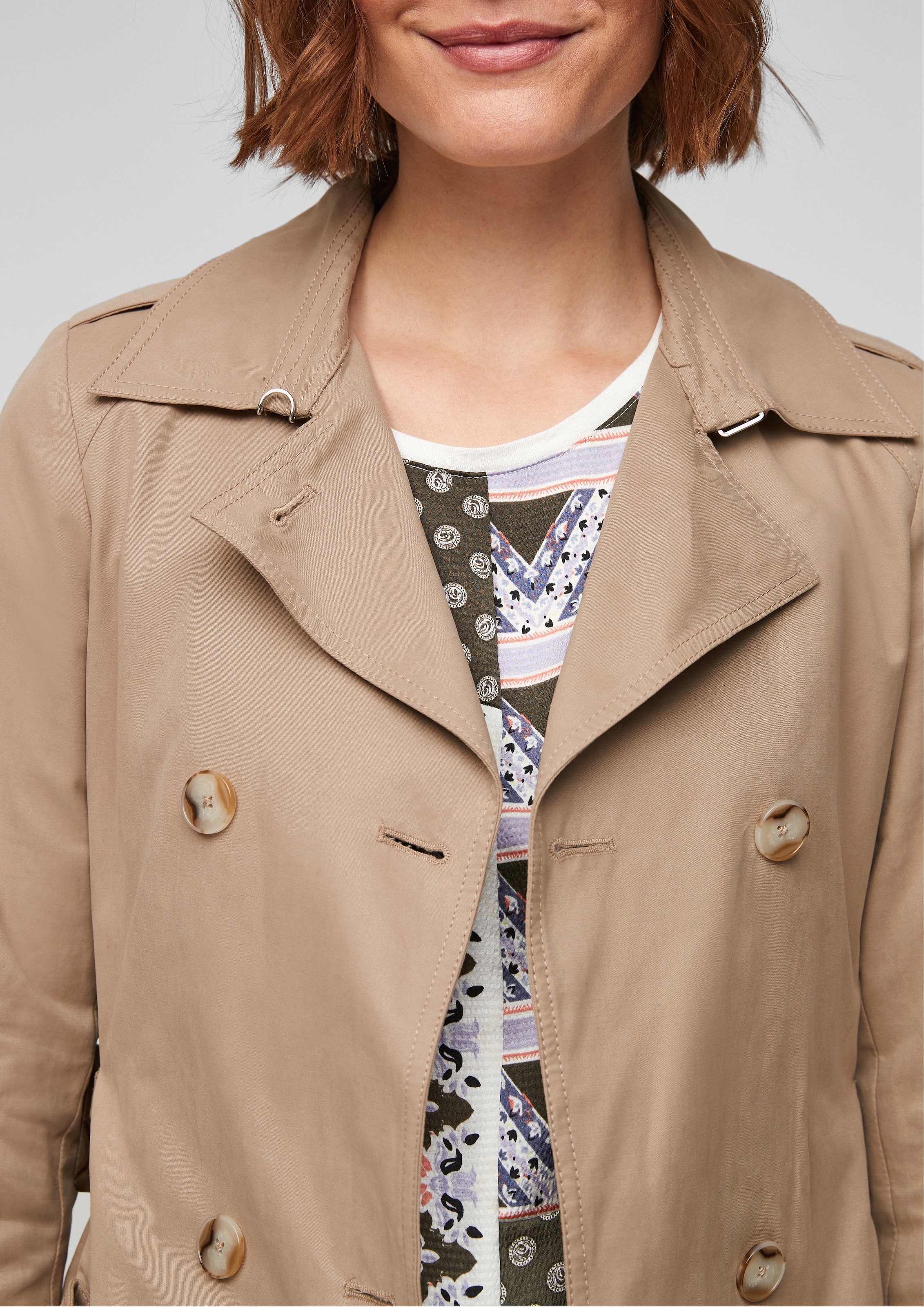 s.Oliver Trenchcoat in Hellbraun 