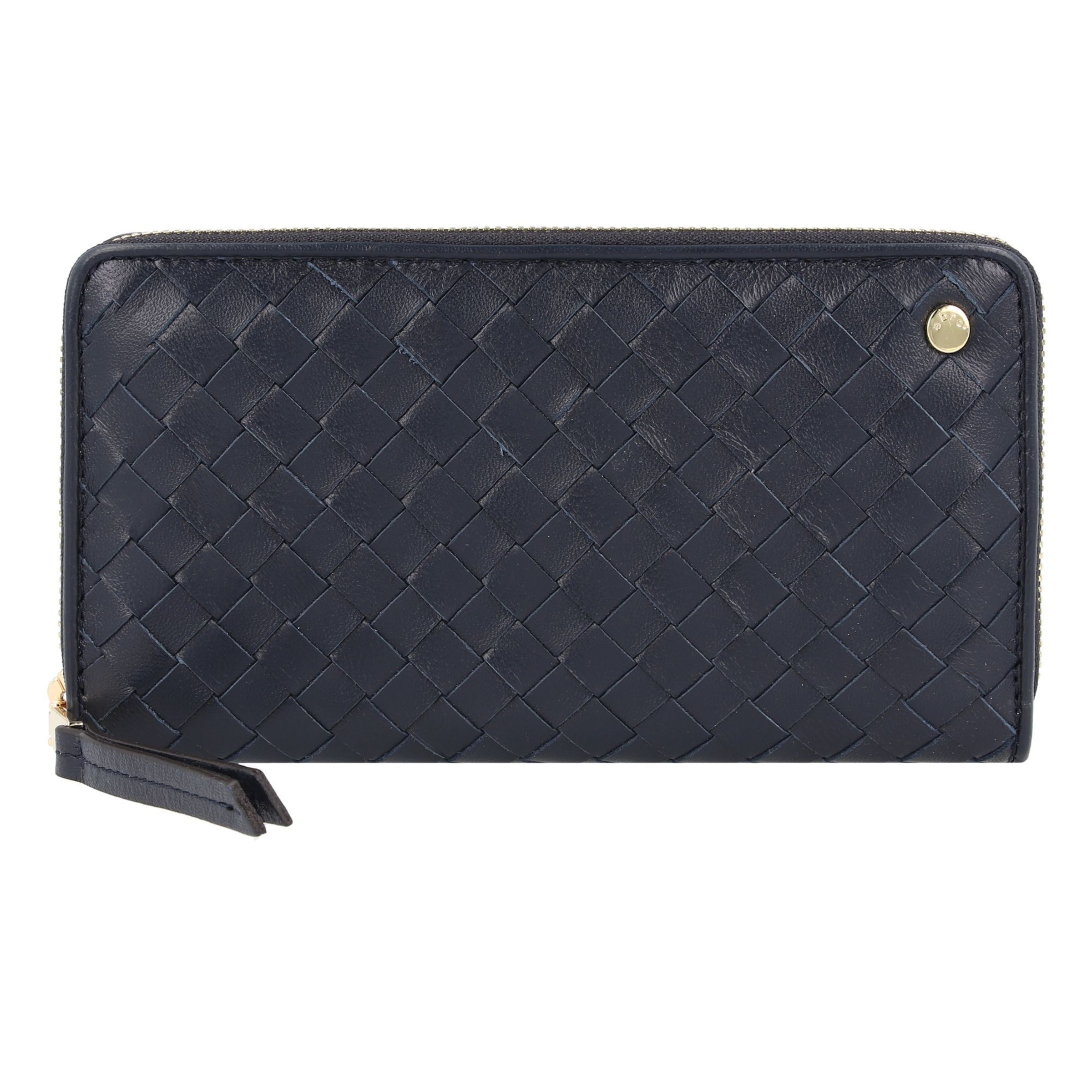 Portamonete 'Piuma' di ABRO in blu: frontale