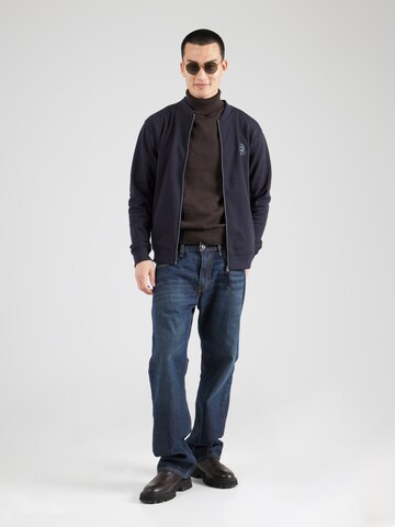 INDICODE JEANS Sweatjacke 'Mohasan' in Blau