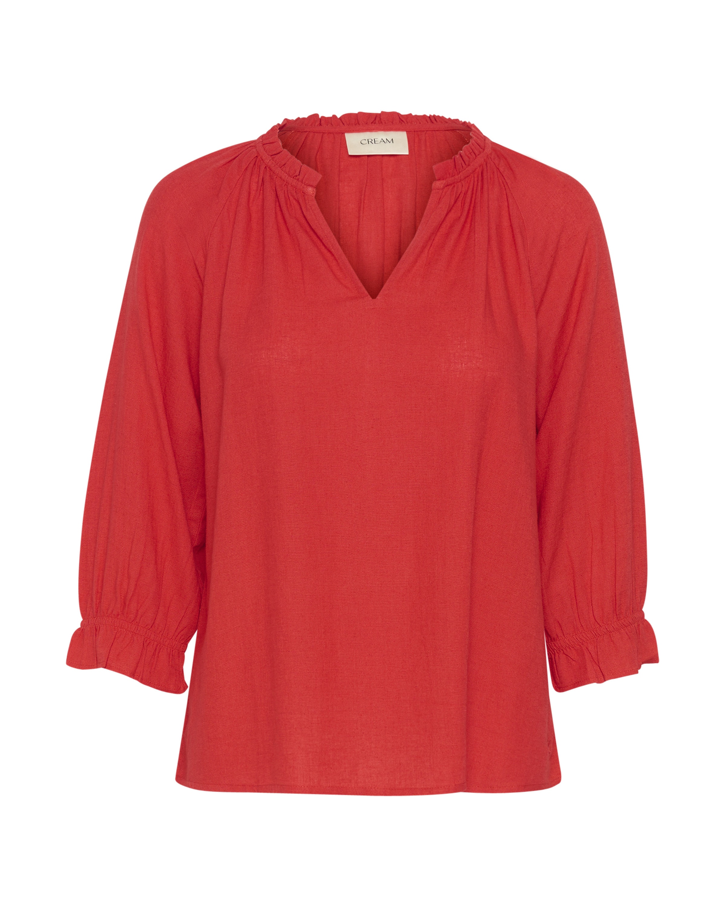 Cream Bluse 'Venta' i rød: forside