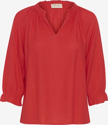 Cream Bluse 'Venta' in Rot: Vorderseite