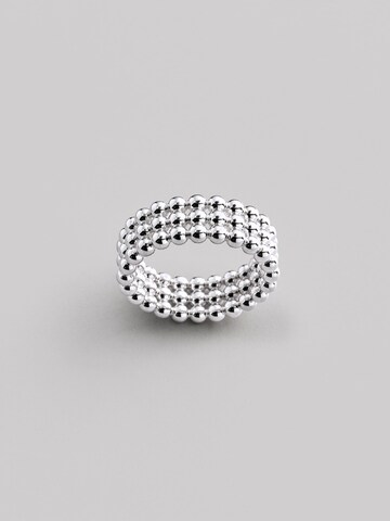 REYTEL Ring in Silver: front