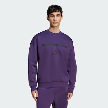 ADIDAS SPORTSWEAR Αθλητική μπλούζα φούτερ 'Z.N.E.' σε λιλά: μπροστά