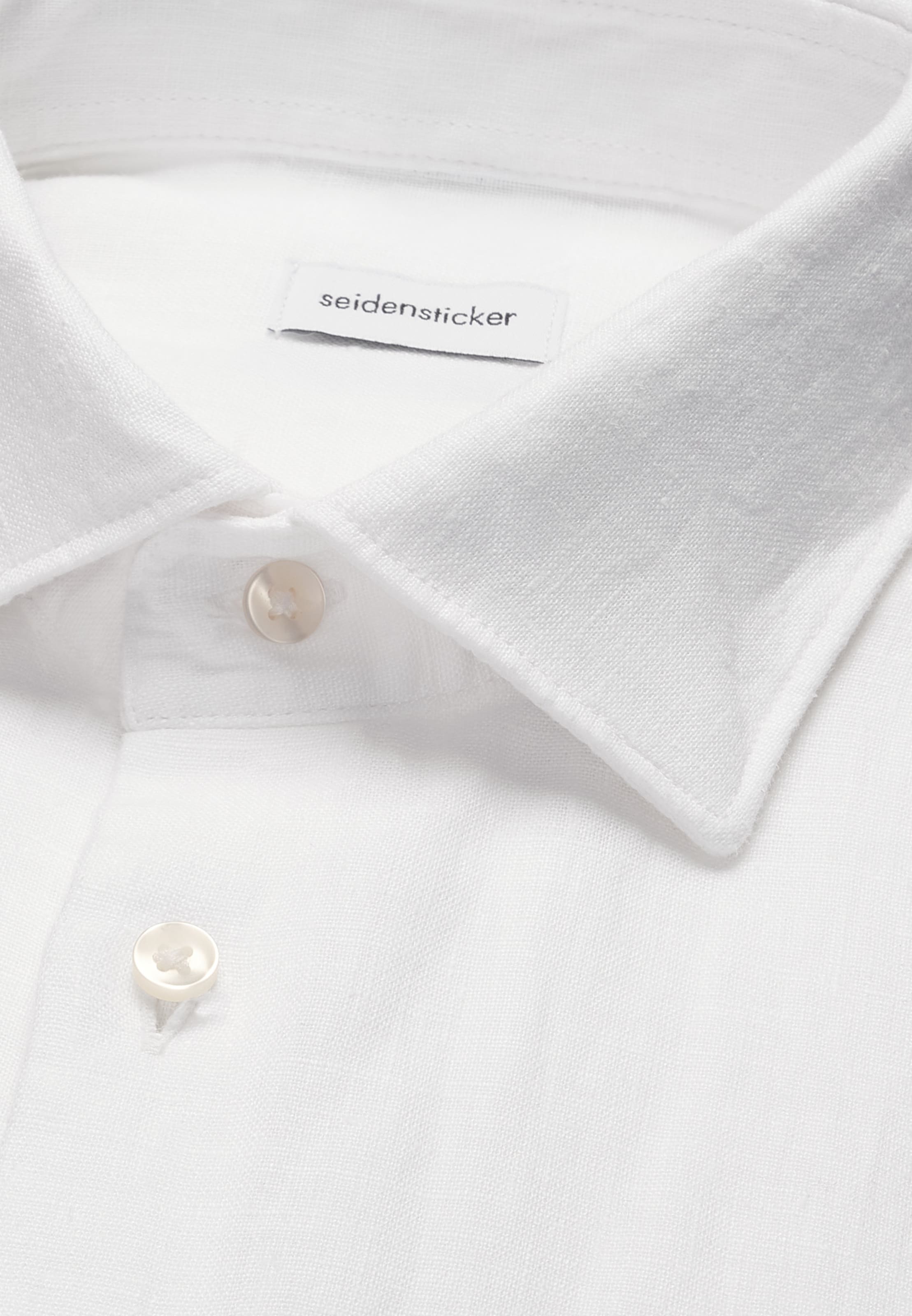SEIDENSTICKER Regular fit Button Up Shirt in White