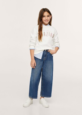 MANGO KIDS Sweatshirt 'Joia' i hvit