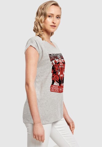ABSOLUTE CULT T-Shirt 'Deadpool - Deadpool Vs Deadpool' in Grau