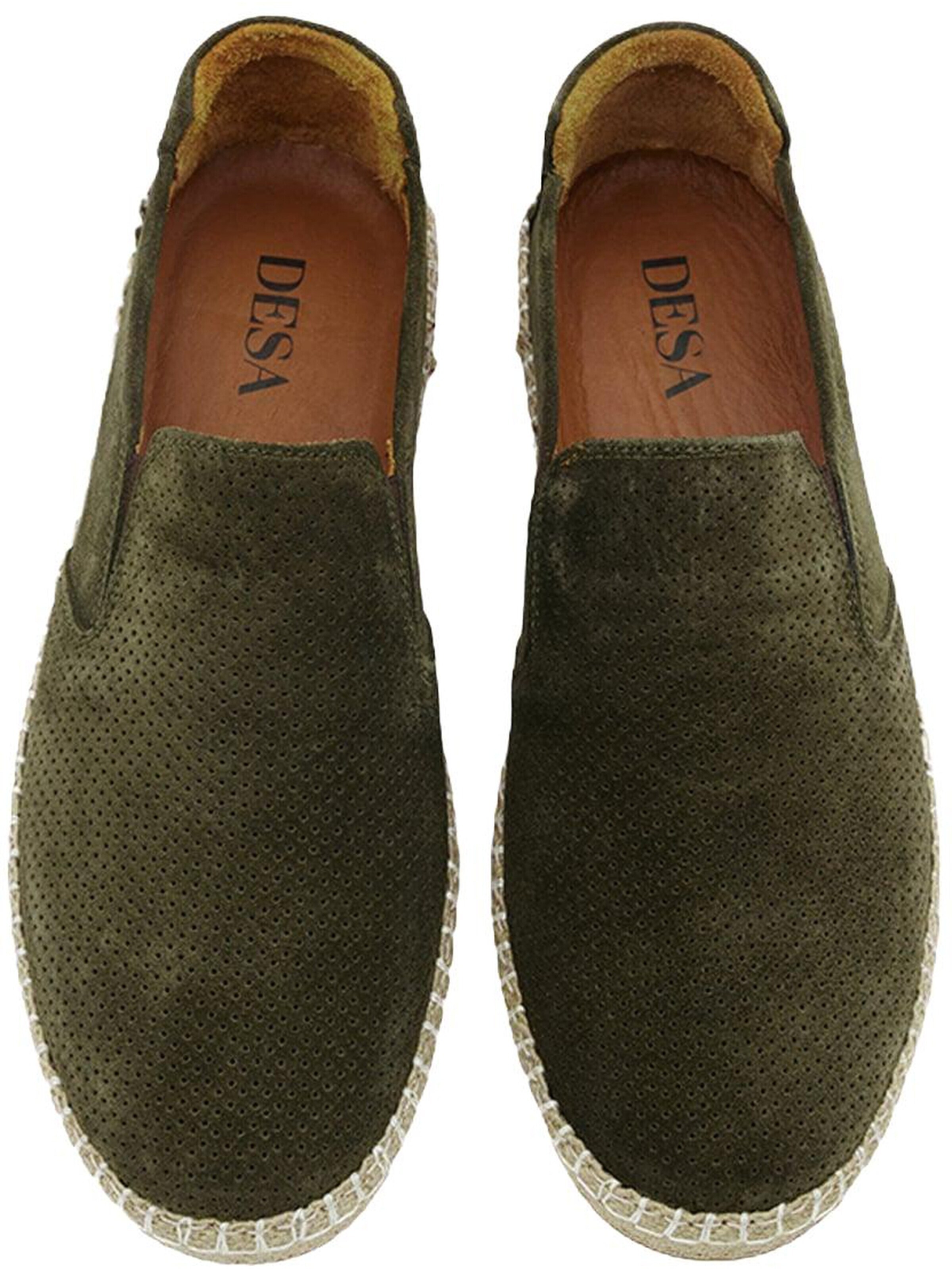 Chaussure basse 'Loafer' Desa en vert