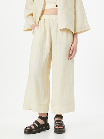 Max Mara Leisure Loose fit Pants 'EDMOND' in Beige: front