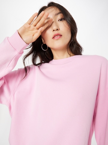 WEEKDAY Sweatshirt 'Essence Standard' i rosa