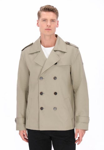 DreiMaster Klassik - Sobretudo meia-estação em verde: frente