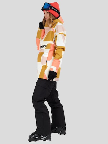 Fundango Outdoorjas 'Birch ECO Logo Anorak' in Goud