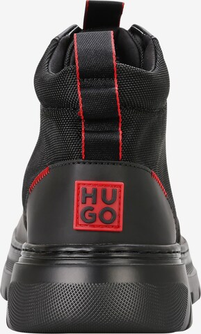 HUGO High-Top Sneakers 'Urian Hito Nypu' in Black