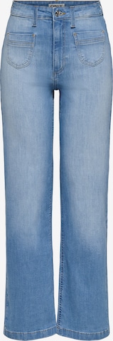 ONLY Wide Leg Farkut 'ONLJUICY-WAUW' värissä sininen: etupuoli