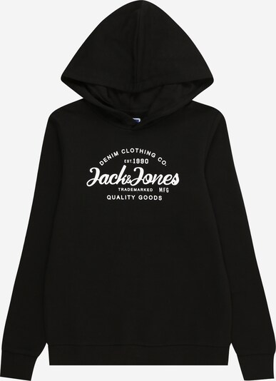 Jack & Jones Junior Sweater majica 'FOREST' u crna / bijela, Pregled proizvoda