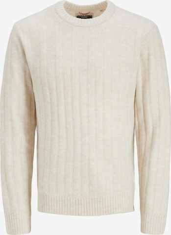 Pullover 'LUNAR' di JACK & JONES in beige: frontale