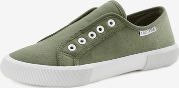 Scarpa slip-on di LASCANA in verde: frontale