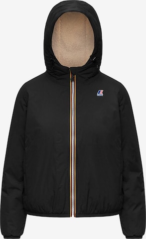 K-Way - Chaqueta de invierno 'K-WAY CLAUDETTE ORSETTO GIUBBINO' en negro: frente