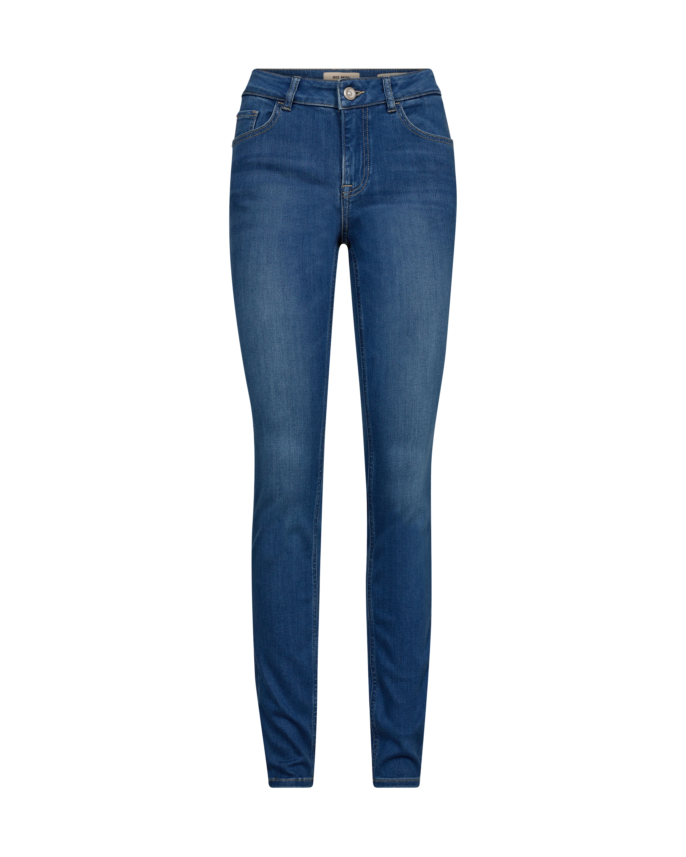 MOS MOSH Slimfit Jeans 'MMVice Deluxe' in Blau: Vorderseite