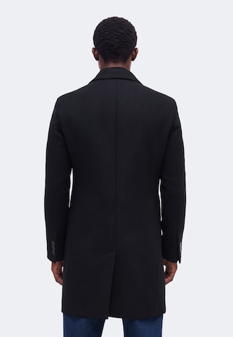 BOSS Between-seasons coat 'H-Hyde-E-264' in Black: back