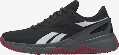 Reebok Sport Tenisice za trčanje 'Nanoflex' u boja vina / crna / bijela, Pregled proizvoda