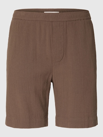 SELECTED Loosefit Shorts 'SLHCal' in Braun