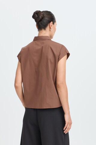 ICHI - Blusa en marrón