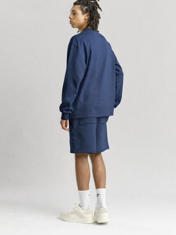 Mansour Shirt 'Paris College Longsleeve' in Blauw