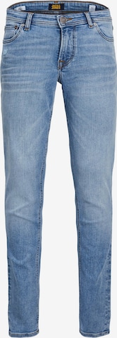 Coupe slim Jean 'Glenn' Jack & Jones Junior en bleu : devant