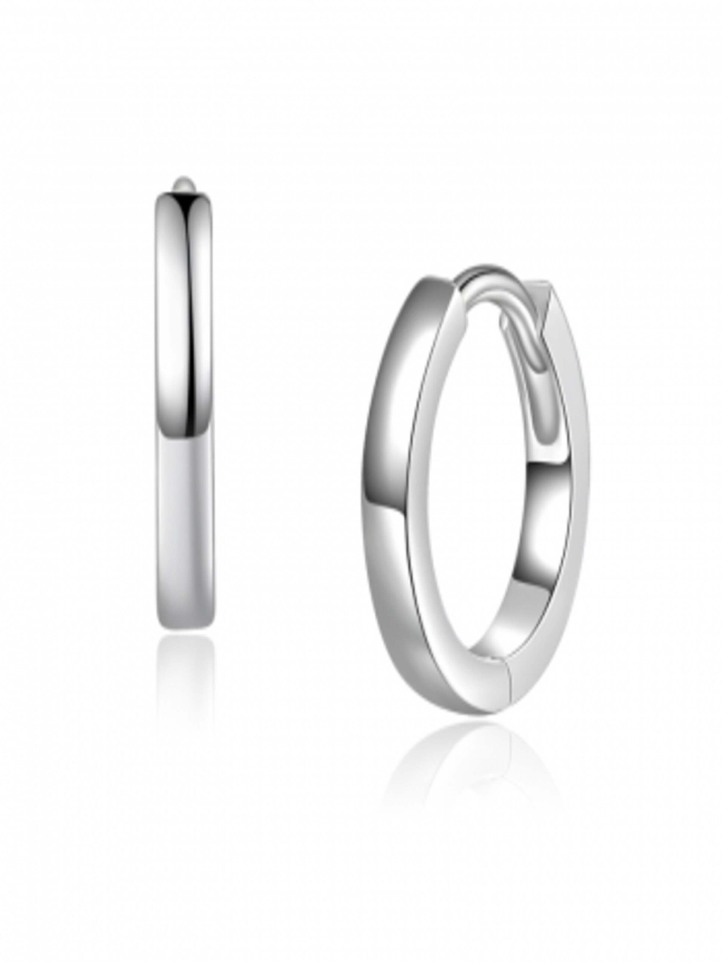 Fiocco Jewelry Earrings 'Cleo' in Silver: front