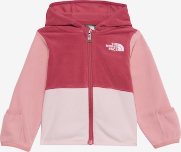 rozā THE NORTH FACE Funkcionāla flīsa jaka 'GLACIER': no priekšpuses