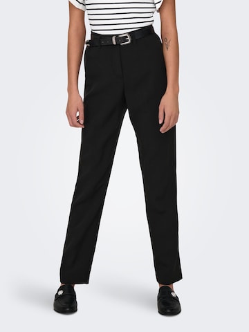 ONLY Regular Панталон 'ASTRID' в черно: отпред
