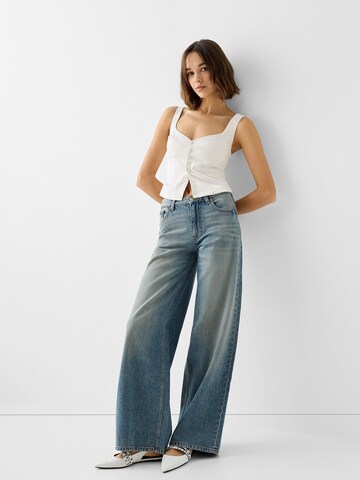 Chemisier Bershka en beige