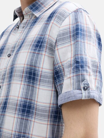 TOM TAILOR Regular fit Button Up Shirt in Blue