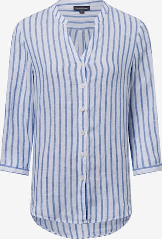 Franco Callegari Leinenbluse ' ' in Weiß: Vorderseite