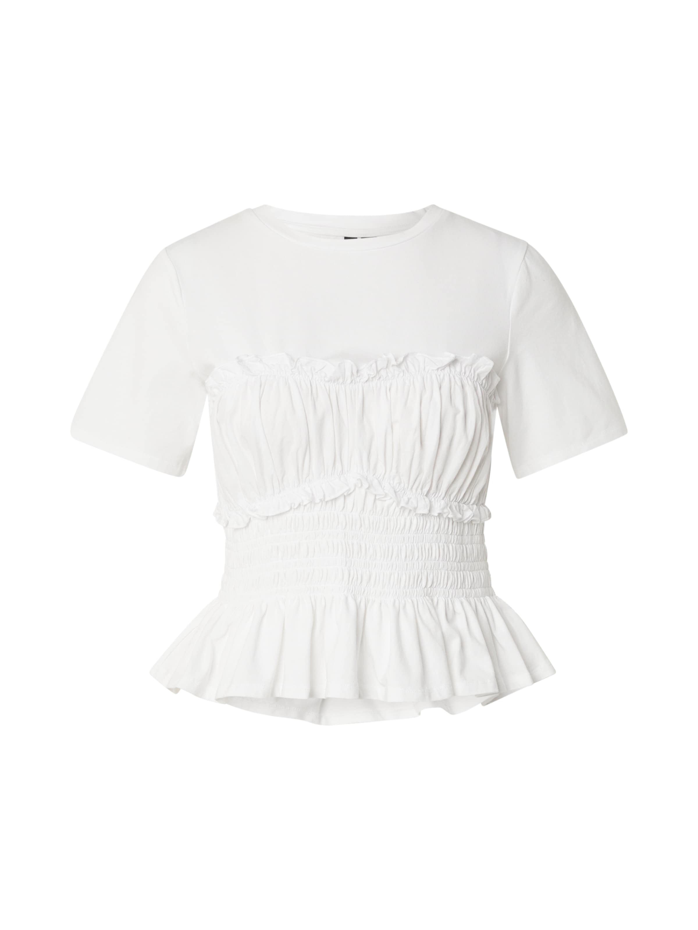 PIECES Särk 'PCMARIA', värv valge: eest vaates