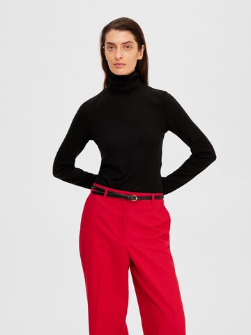 SELECTED FEMME Sweater 'Winona' in Black: front