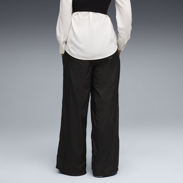 PUMA Wide leg Broek in Zwart