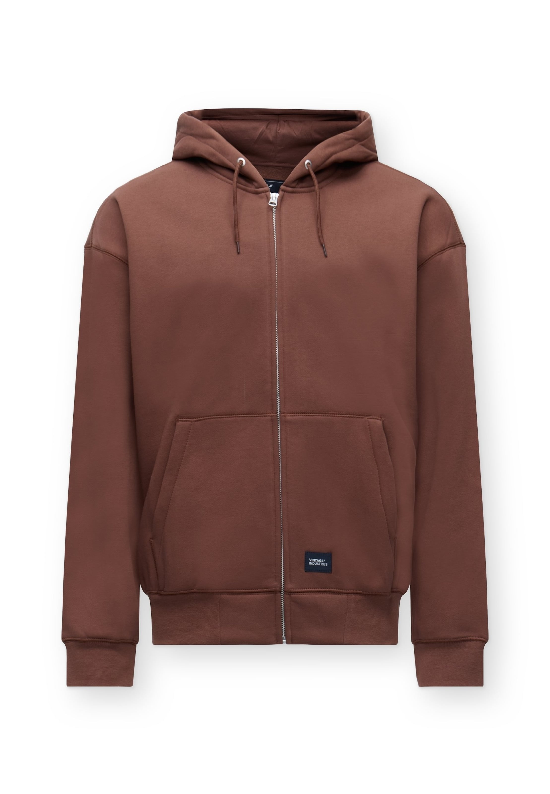 Veste de survêtement 'Norton' Vintage Industries en marron : devant