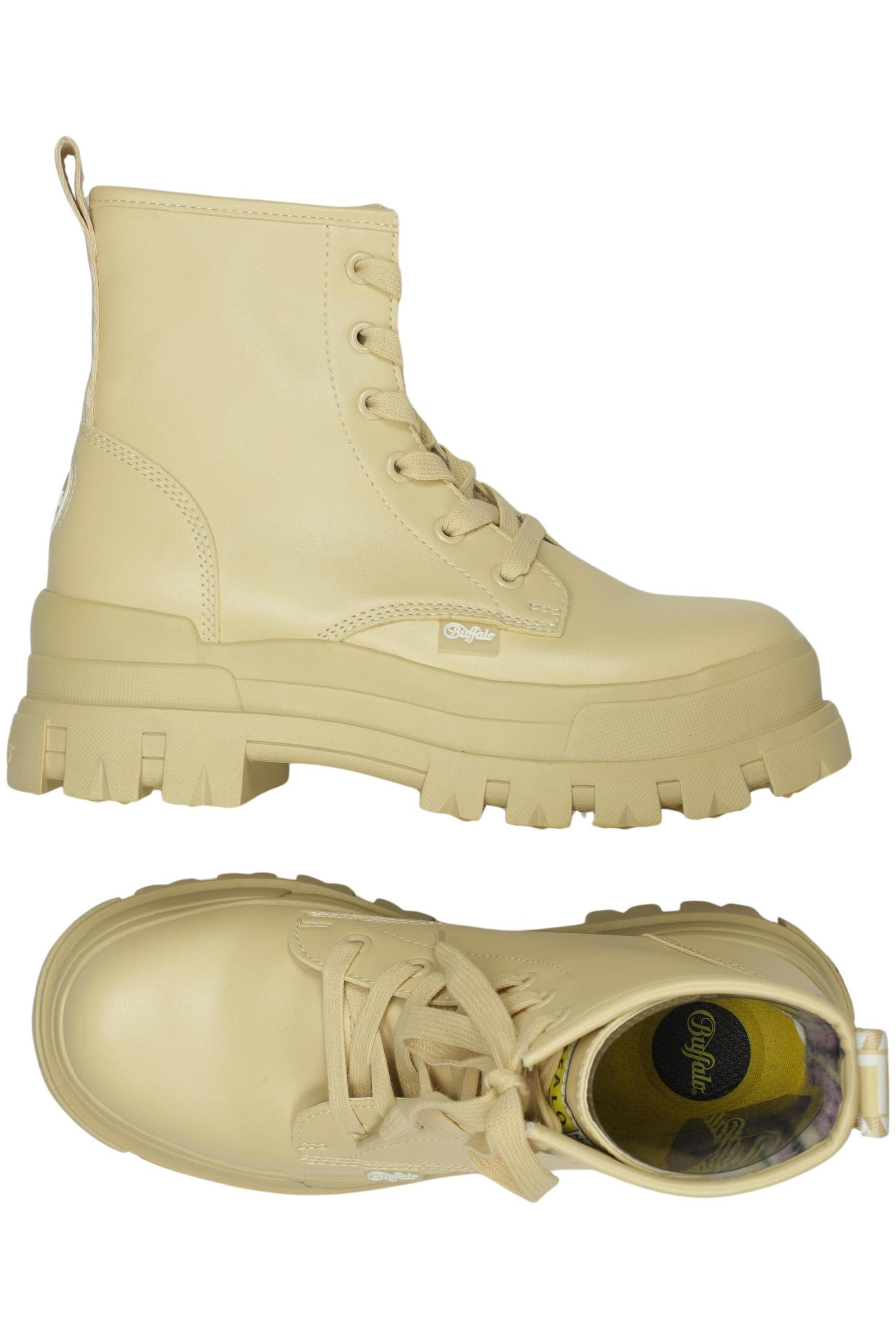 Buffalo London Dress Boots in 38 in Beige: front