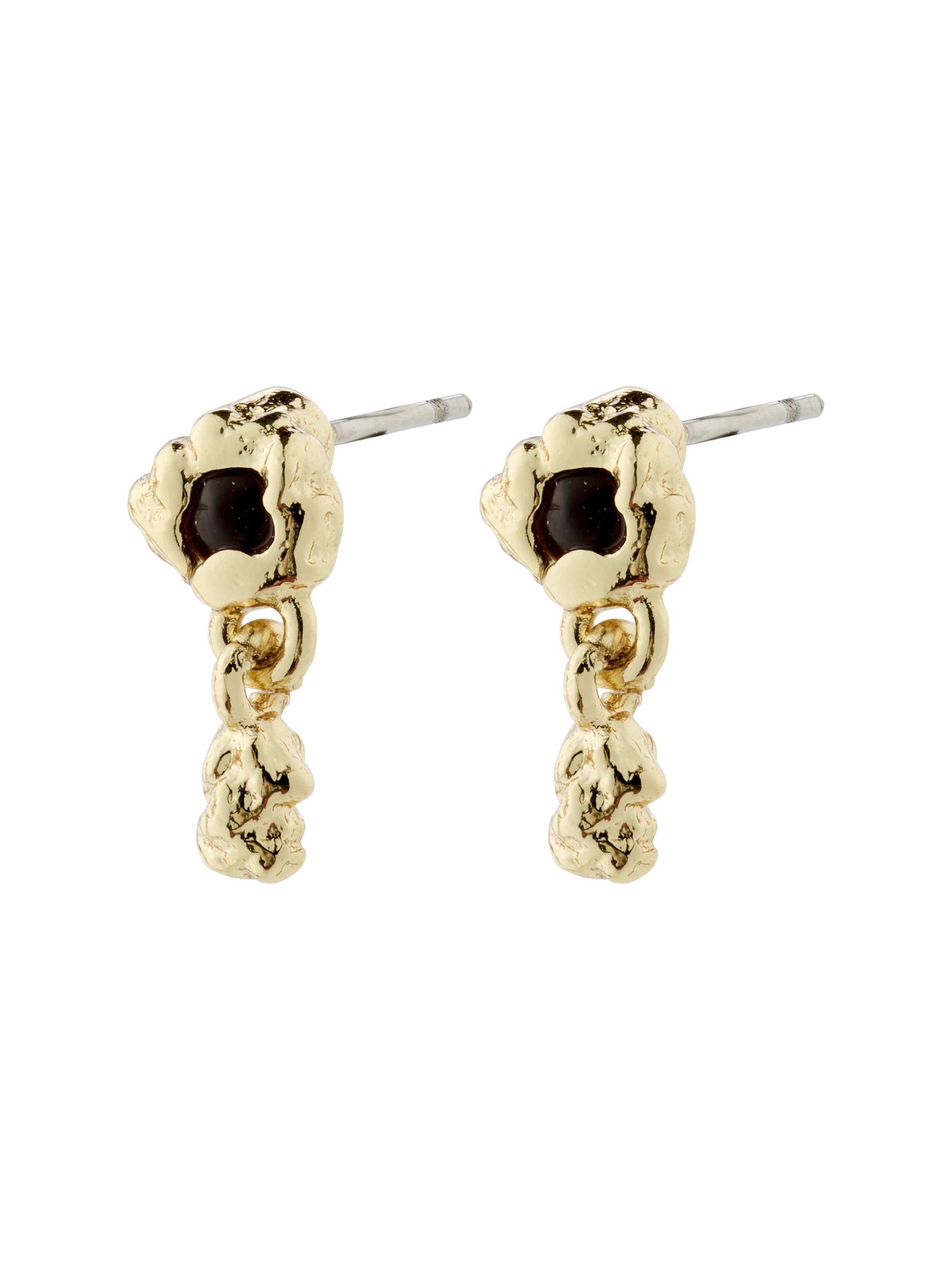 Boucles d'oreilles 'Ryper' Pilgrim en or : devant
