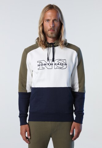 Sweat-shirt North Sails en bleu : devant