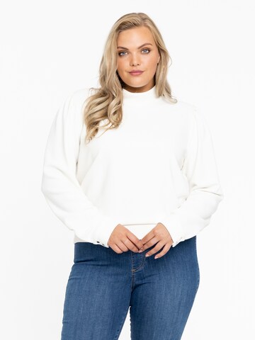 YOEK Shirt in Beige: voorkant
