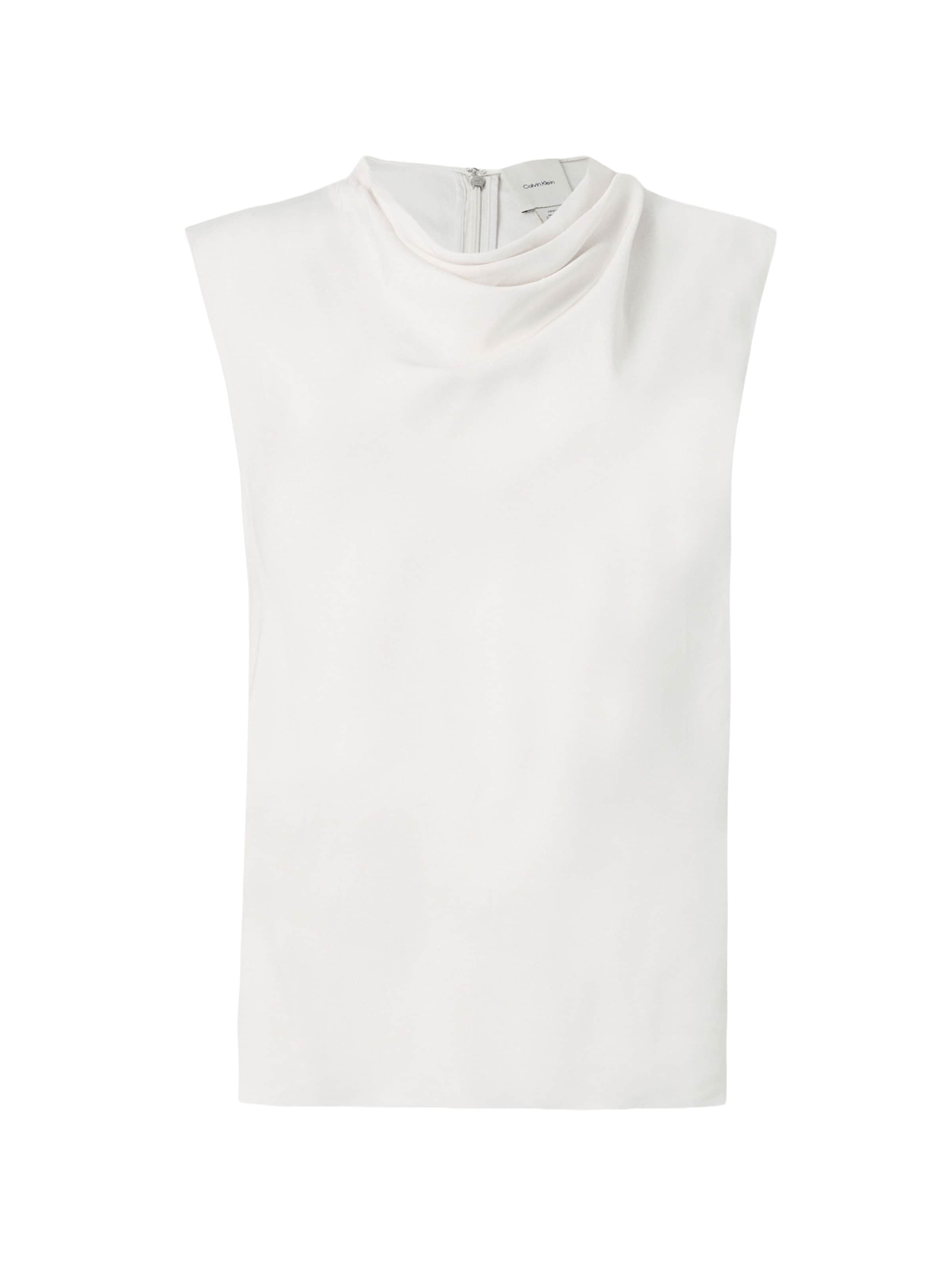 Chemisier Calvin Klein en blanc : devant