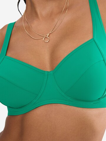 TRIUMPH Balconette Bügel-Bikini-Top ' Red Label Mix & Match Summer ' in Grün