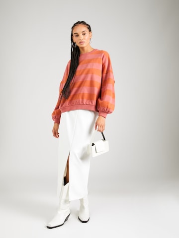 Sweat-shirt 'YUNIMO' sessun en orange