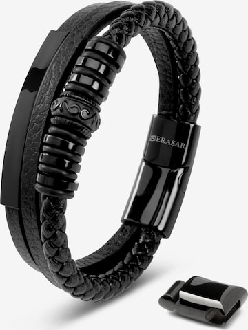 Bracelet 'Shine' SERASAR en noir : devant
