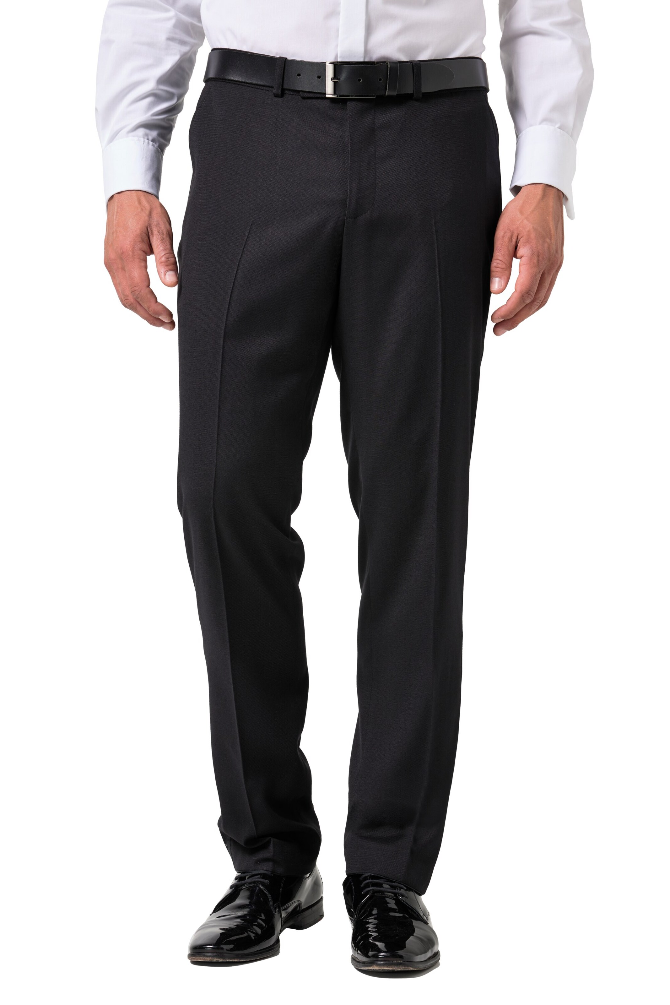 JP1880 Tapered Broek in Zwart: voorkant