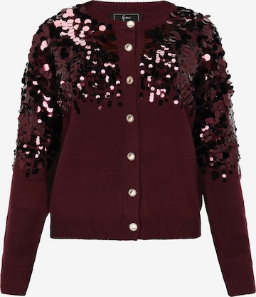 faina - Casaco de malha em vermelho: frente