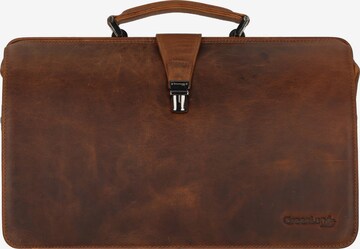 Greenland Nature Briefcase 'Montana' in Brown: front