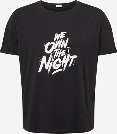 Noisy May Curve Shirt 'BRANDY' in schwarz / weiß, Produktansicht